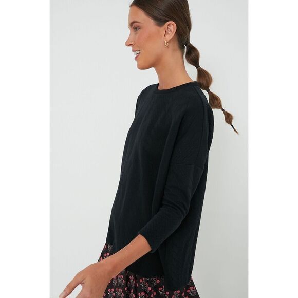 ✨Tnuck Sport Black Quilted Crewneck Sz XL/XXL Pullover✨ - Picture 4 of 12